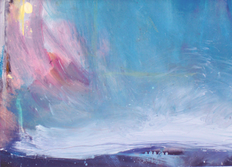 ORIZZONTE, oil on canvas