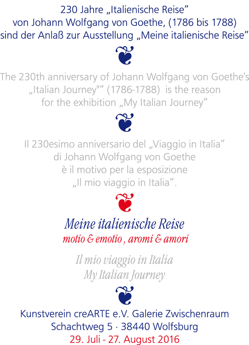 Ausstellung Sommer 2016 - Meine Italienische Reise